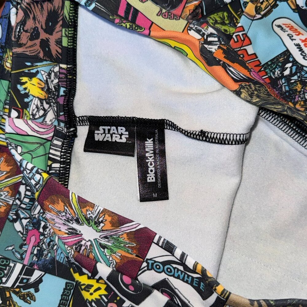 Blackmilk x Star Wars Montage Cuffed Shorts M EUC - Picture 5 of 5